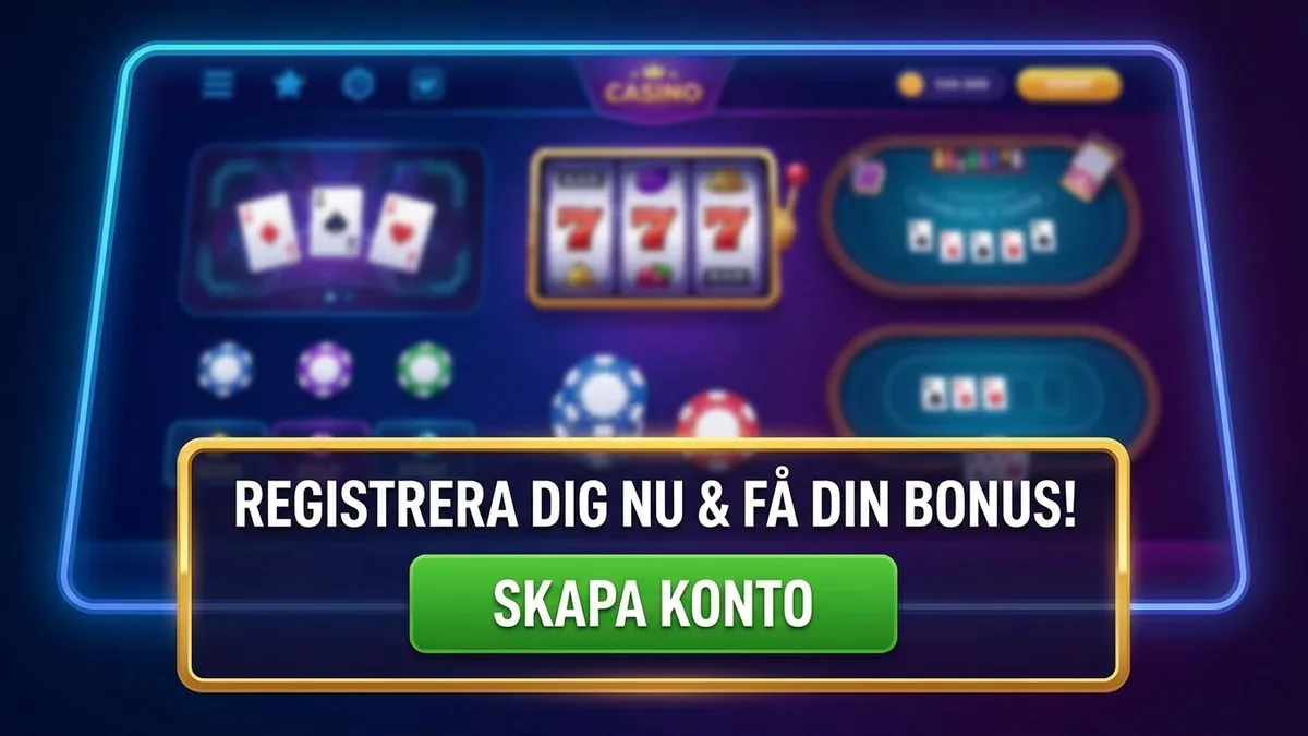 Registrera dig med bonus